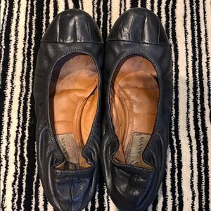 Black Lanvin Flats 